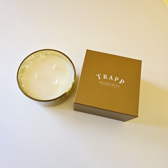 TRAPP Candle Seasonal Collection White Fir Balsam Wood Gift Box 16 oz 3-Wick - Picture 3 of 12